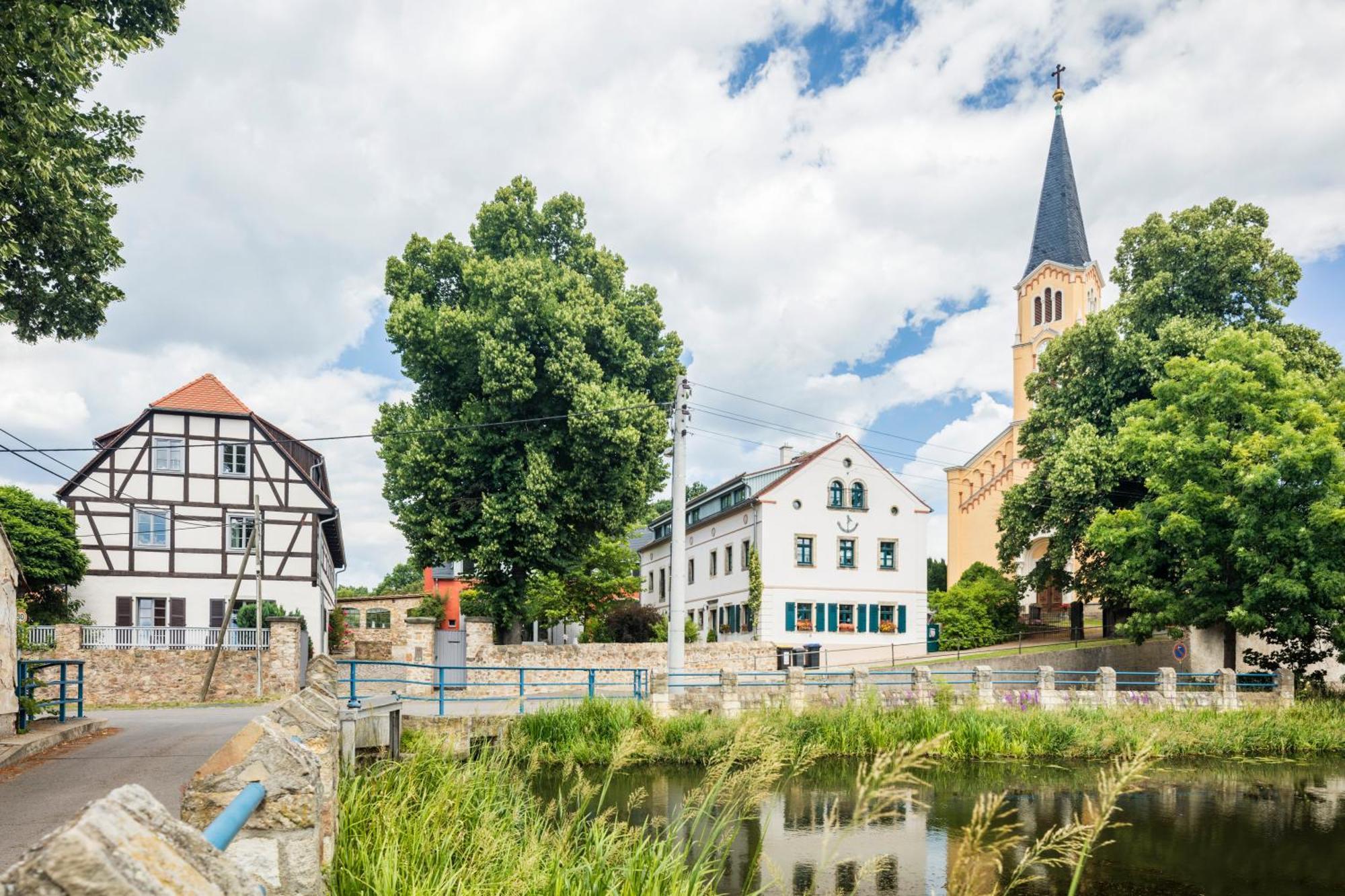Landgut Mosch Apartment Radeburg Bagian luar foto
